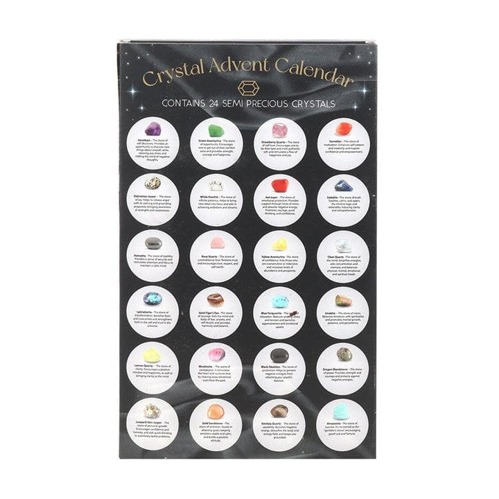 24 - Day Crystal Advent Calendar | Healing Gemstone Gift | Gift Idea