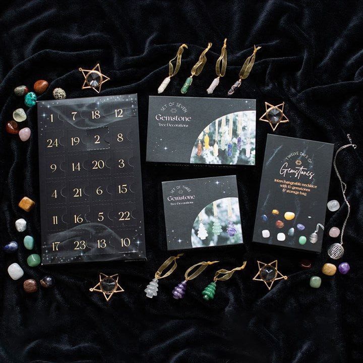 24 - Day Crystal Advent Calendar | Healing Gemstone Gift | Gift Idea