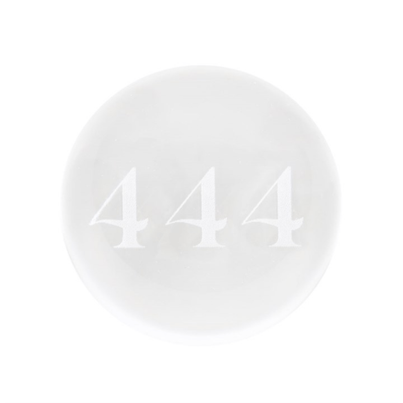 444 Angel Number Crystal Ball | Symbol of Protection Gift | Figurine