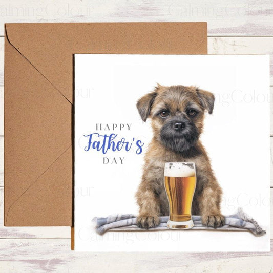 Border Terrier Father's Day Card | Doggo Greetings | Father's Day