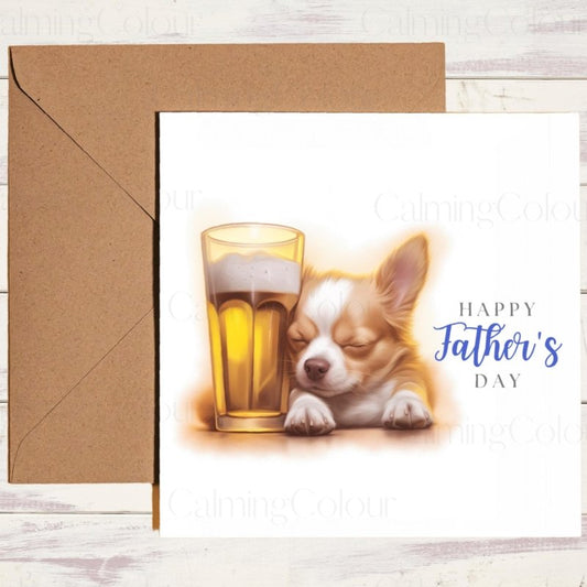 Chihuahua Father's Day Card With Love | Father's Day