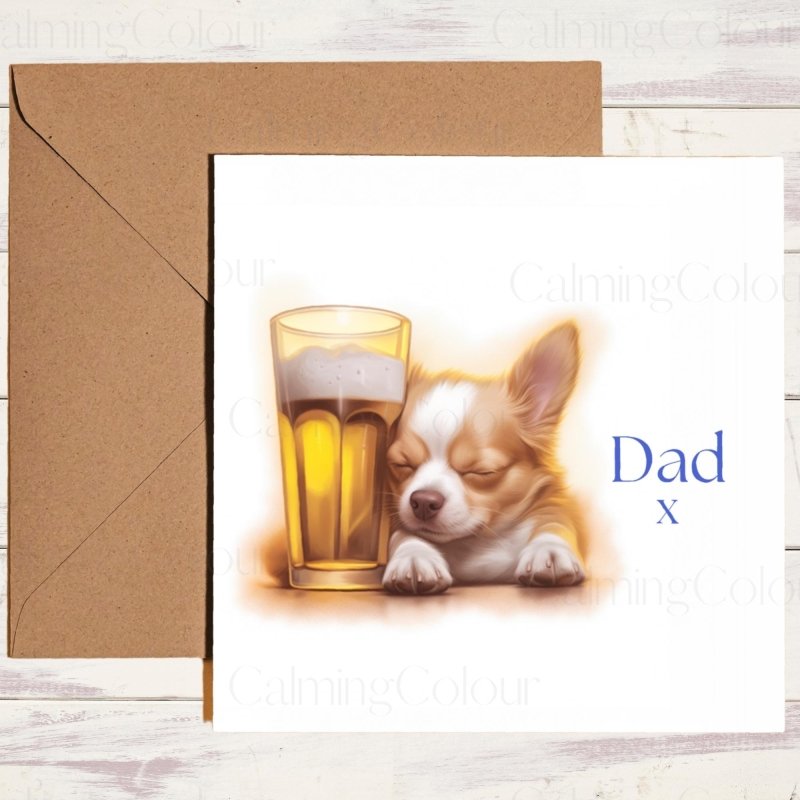 Chihuahua Father's Day Card With Love | Father's Day