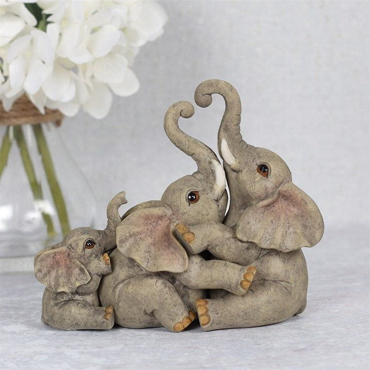 Elephant Family Ornament | Love & Family Gift | Figurine