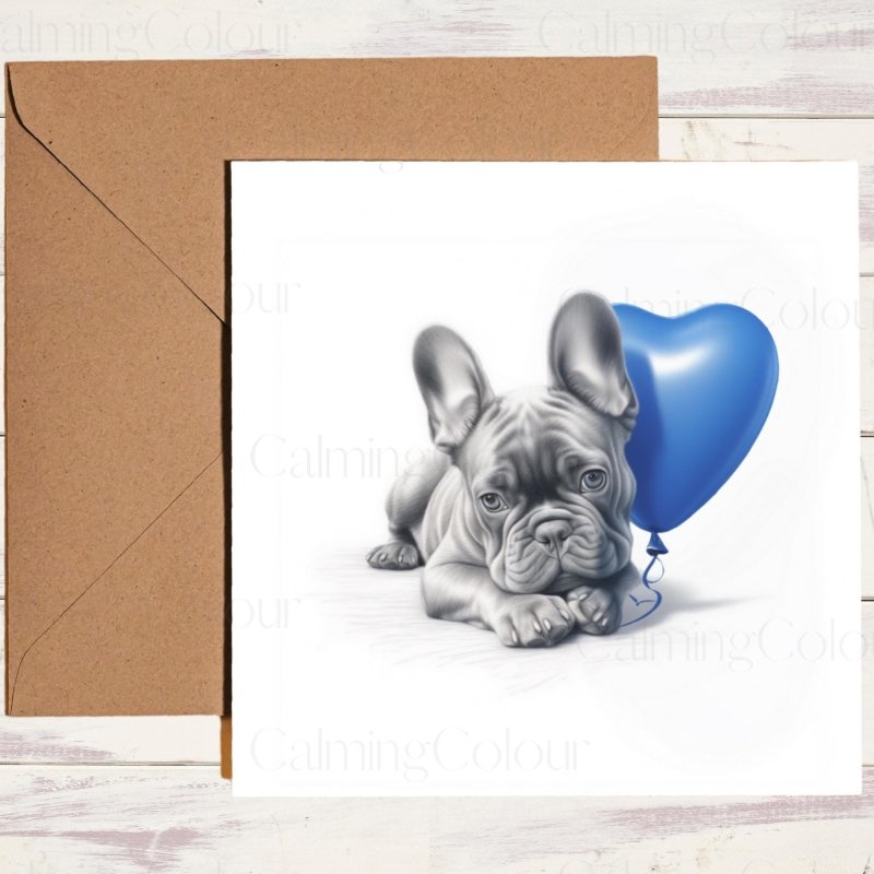 French Bulldog Father's Day Card | With Love | Father's Day