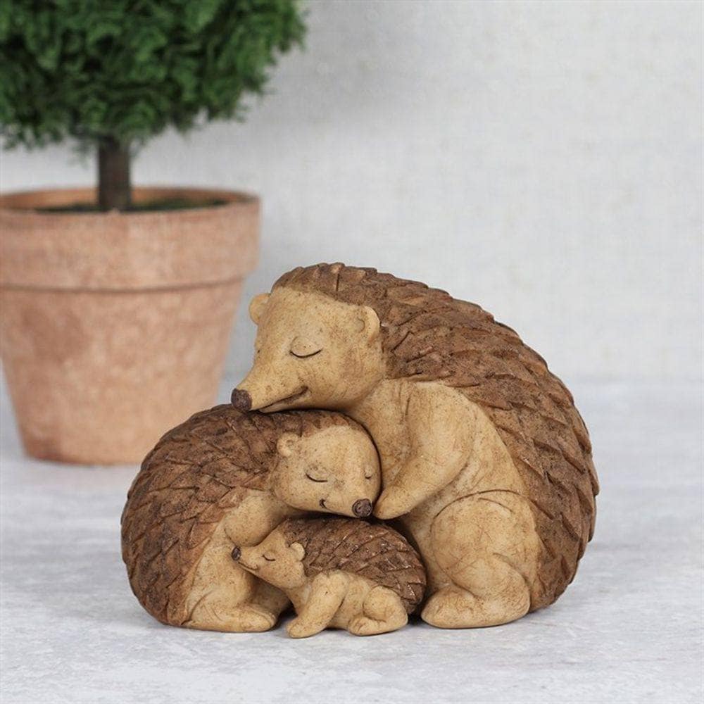 Hedgehog Family Ornament | Figurine