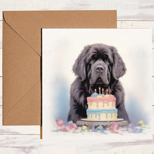 Newfoundland Birthday Card | With Love | Birthday Card