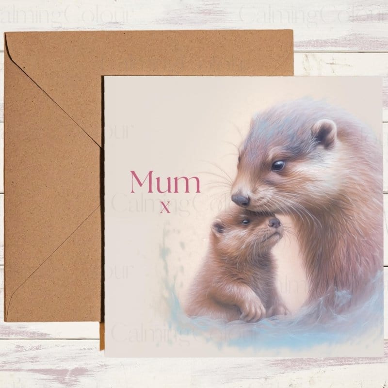 Otter Mother's Day | Greeting Card for Mum | Mother's Day Card