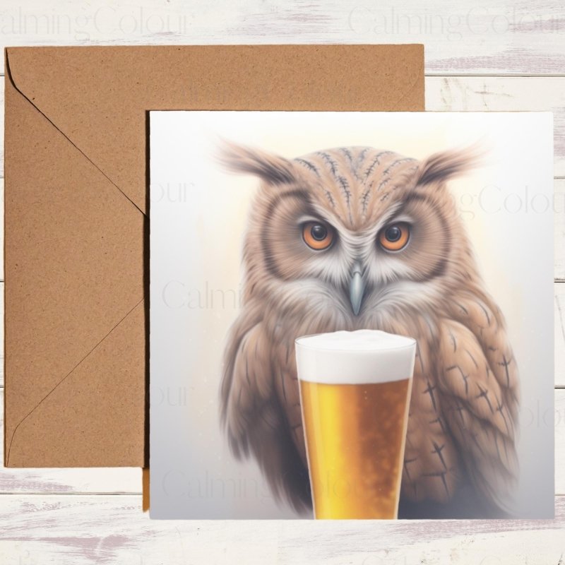 Owl Father's Day Card | With Love for Dad | Father's Day