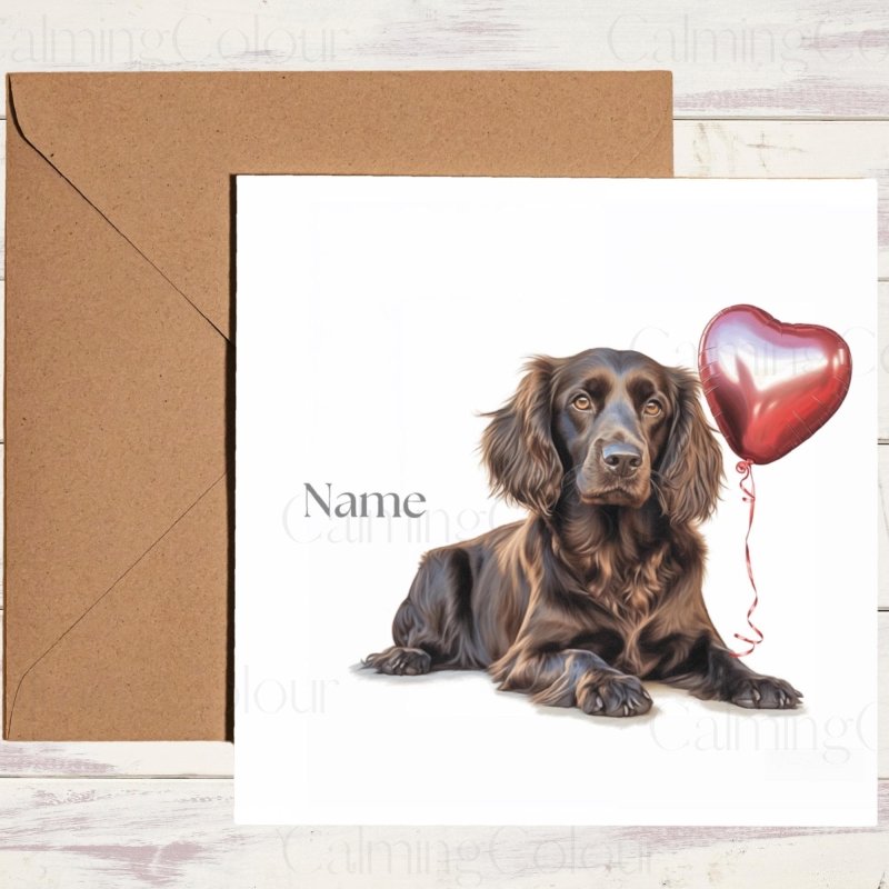 Personalised Chocolate Sprocker with Heart | Valentine's Card | Valentine's Day (Personalised)