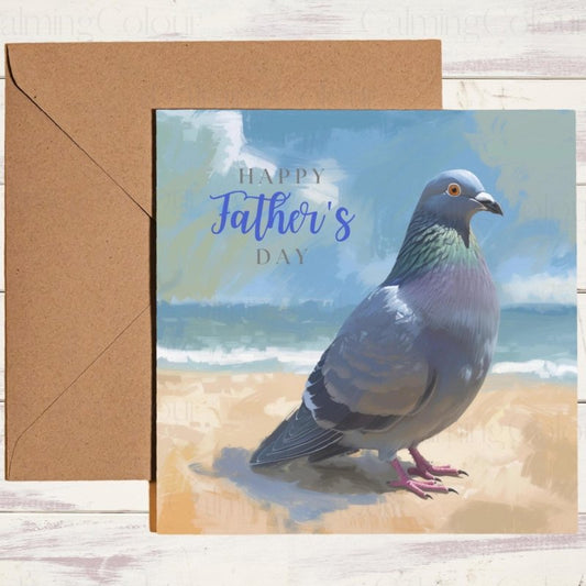Pigeon Father's Day Card | For Dad With Love | Father's Day