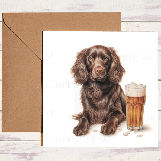 Sprocker Spaniel Birthday Card | Greeting for Dog Lover | Birthday Card