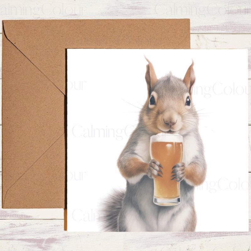 Squirrel Father's Day Card | For Dad With Love | Father's Day