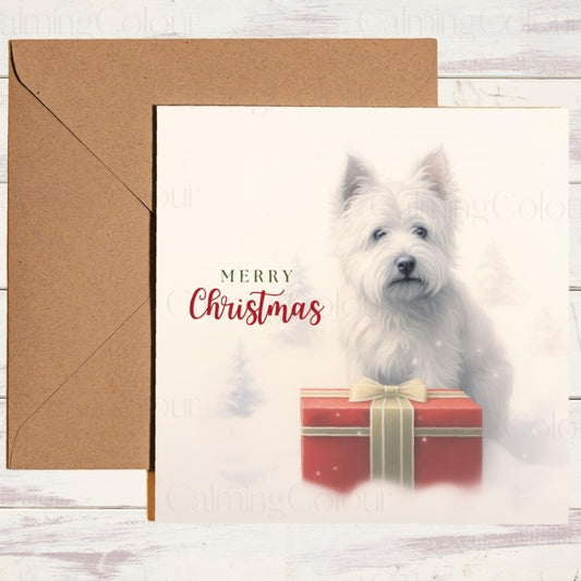 West Highland Terrier Christmas Card | Christmas Card