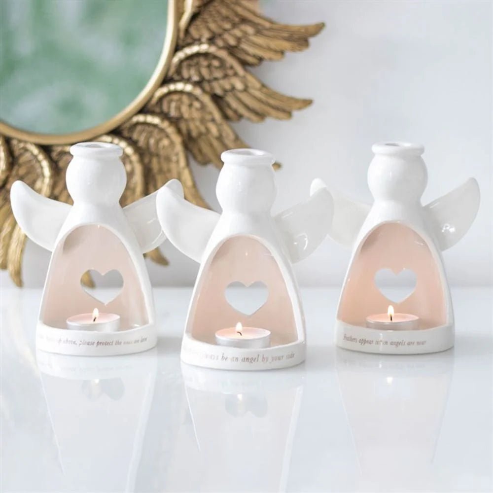 Guardian Angel Tea Light Holder Offer! - Calming Colour