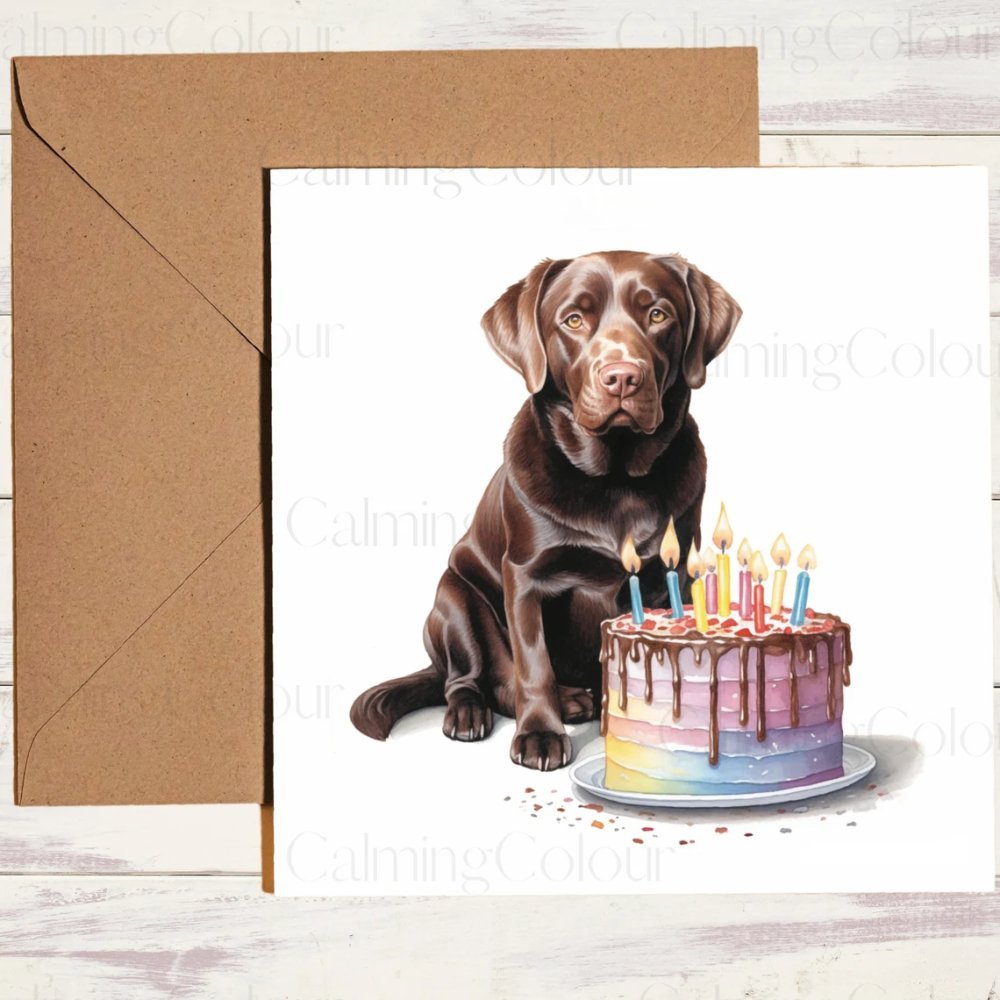 Dog Cards - Calming Colour