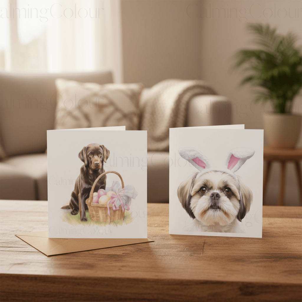 Easter Cards - Calming Colour
