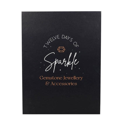 12 - Day Crystal Jewellery Advent Calendar | Gemstone Gift | Figurine