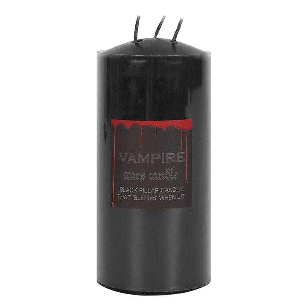 15cm Vampire Tears Pillar Candle | Calming Colour