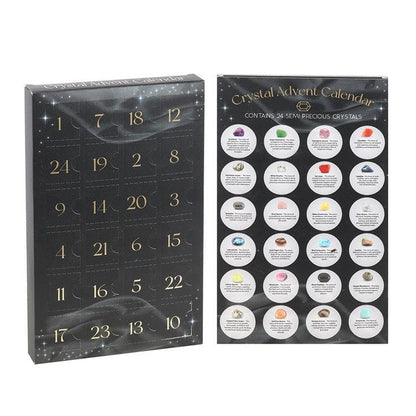 24 - Day Crystal Advent Calendar | Healing Gemstone Gift | Gift Idea