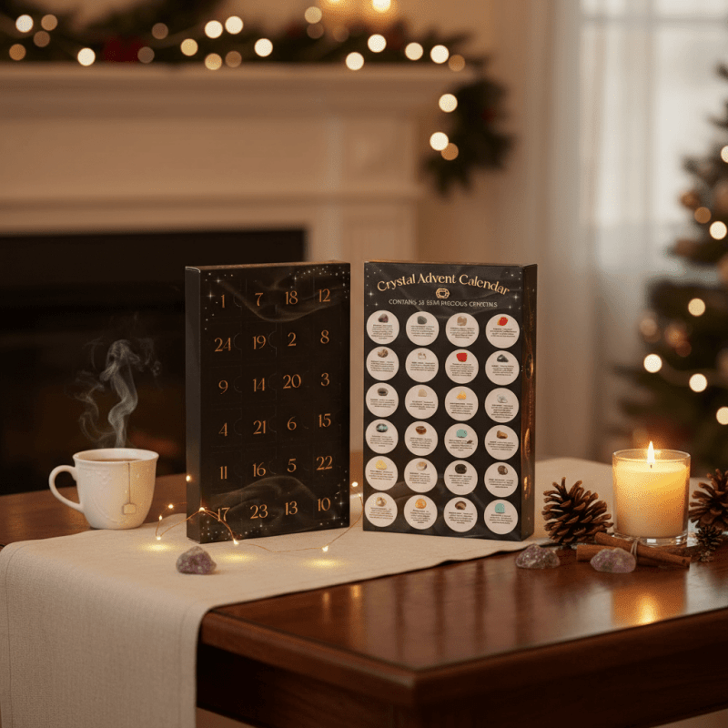 24 - Day Crystal Advent Calendar | Healing Gemstone Gift | Gift Idea