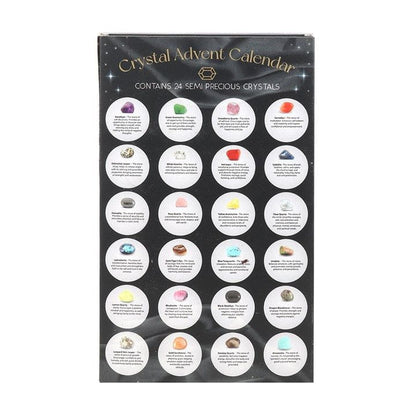 24 - Day Crystal Advent Calendar | Healing Gemstone Gift | Gift Idea
