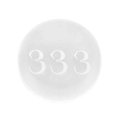 333 Angel Number Crystal Ball | Symbol of Support Gift | Figurine