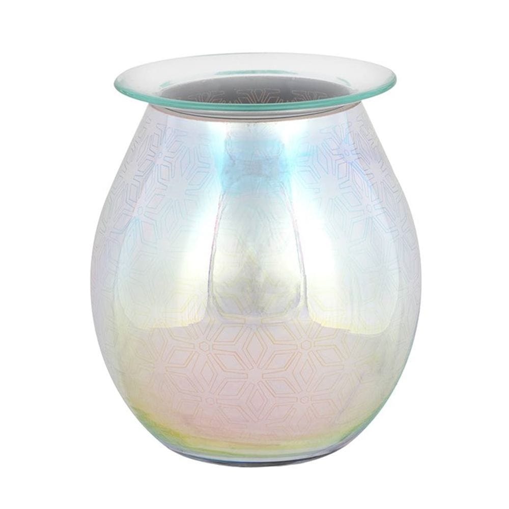 3D Geometric Flower Light Up Electric Oil Burner | Calming Colour