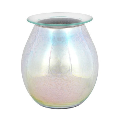 3D Geometric Flower Light Up Electric Oil Burner | Calming Colour