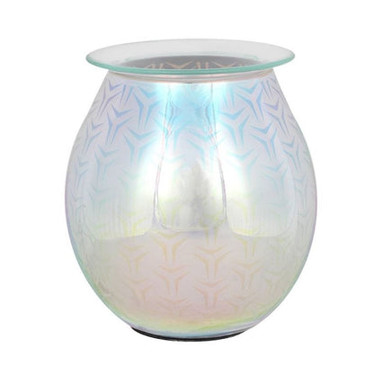 3D Geometric Light Up Electric Oil Burner | Calming Colour