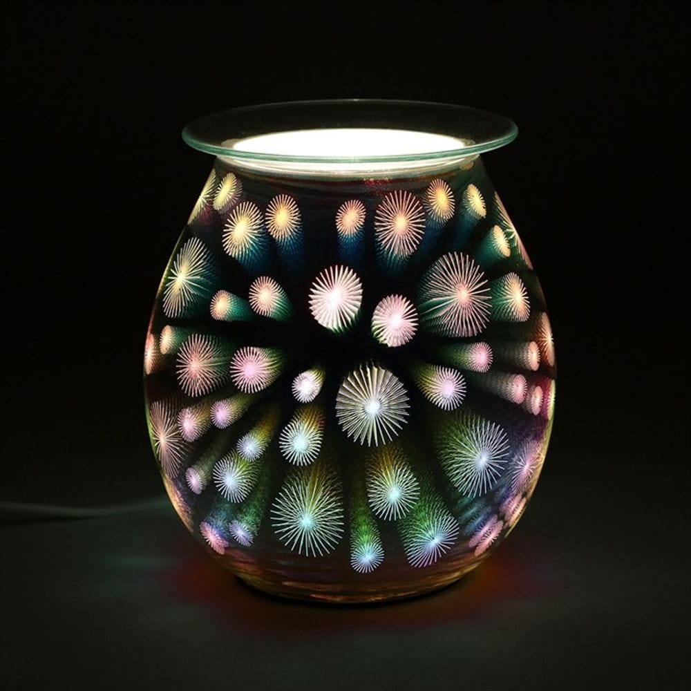 3D Starburst Light Up Electric Oil Burner | Calming Colour