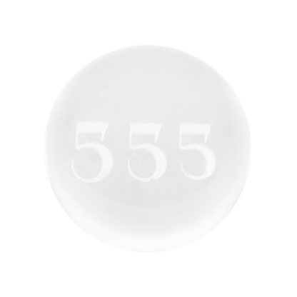 555 Angel Number Crystal Ball | Symbol of Change Gift | Figurine