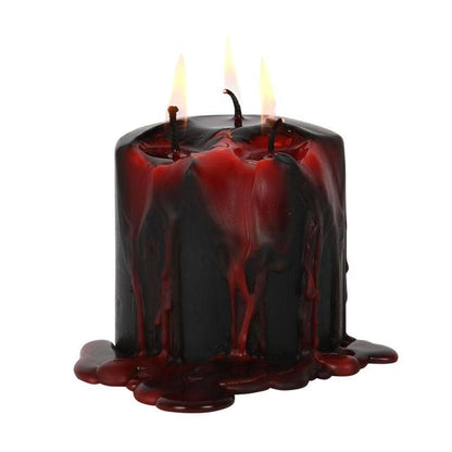 7.5cm Vampire Tears Pillar Candle | Calming Colour