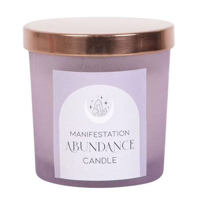 Abundance French Lavender Crystal Chip Candle | Calming Colour