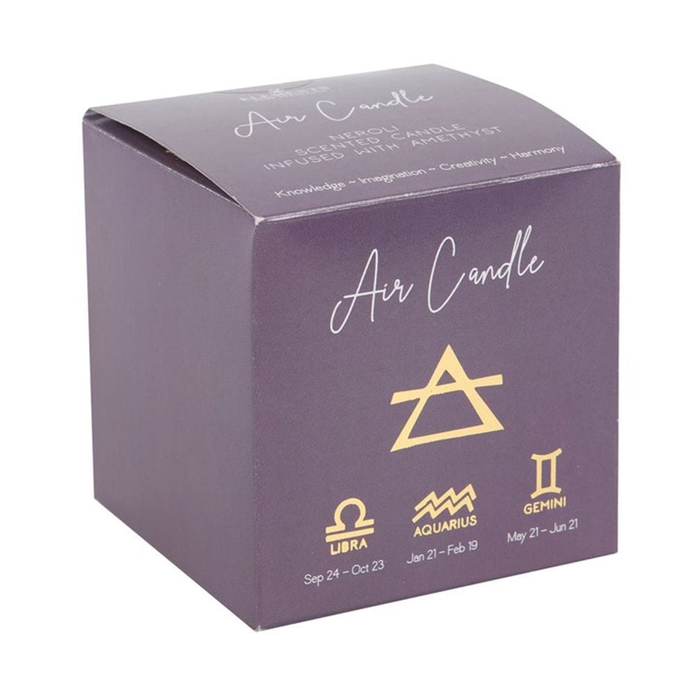 Air Element Neroli Crystal Chip Candle | Calming Colour