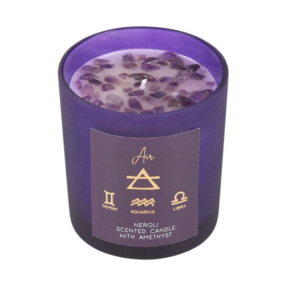 Air Element Neroli Crystal Chip Candle | Calming Colour