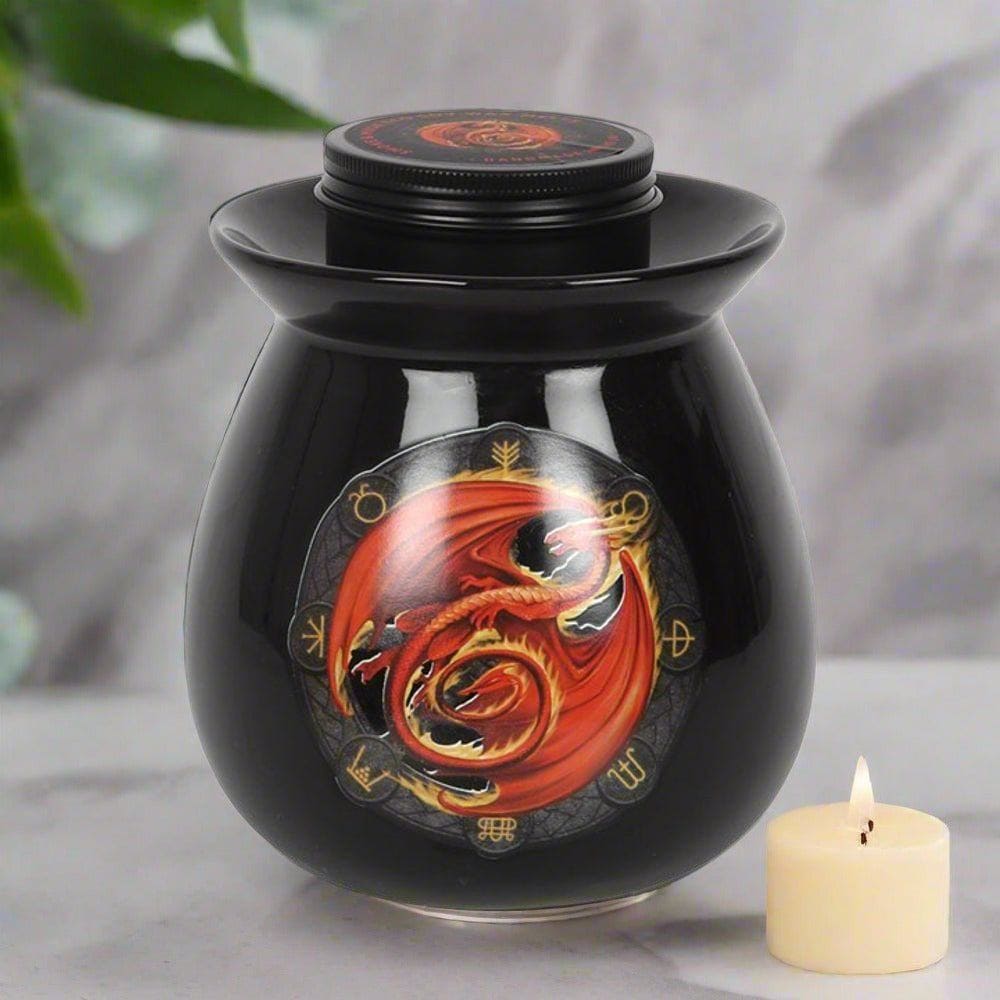 Anne Stokes | 'Beltane' Wax Melt Burner Gift Set | Calming Colour