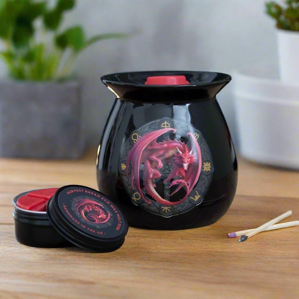 Anne Stokes | 'Lammas' Wax Melt Burner Gift Set | Calming Colour