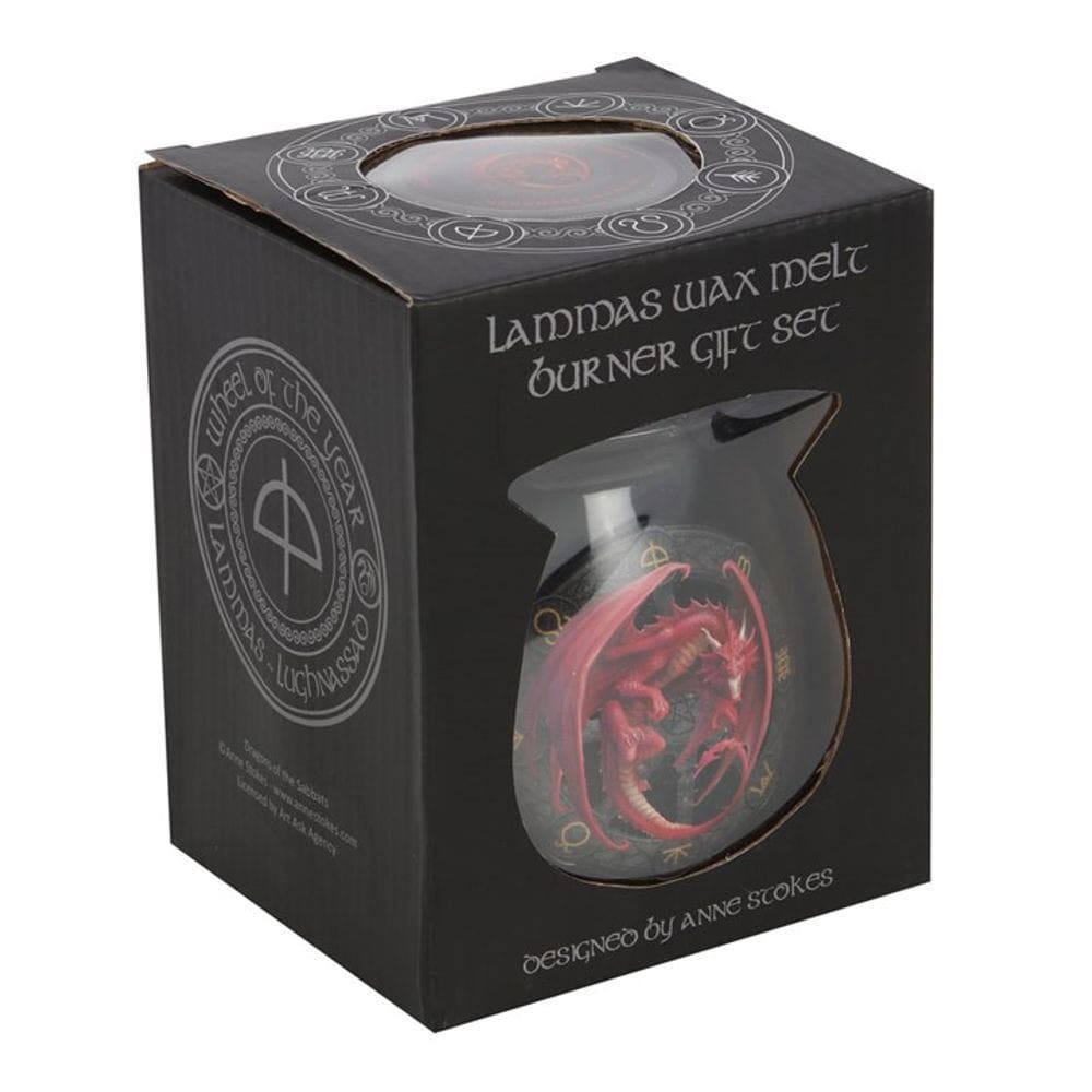 Anne Stokes | 'Lammas' Wax Melt Burner Gift Set | Calming Colour