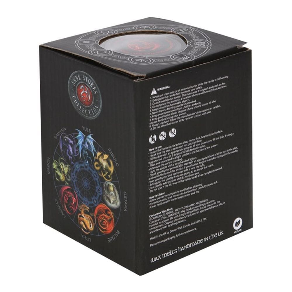 Anne Stokes | 'Lammas' Wax Melt Burner Gift Set | Calming Colour