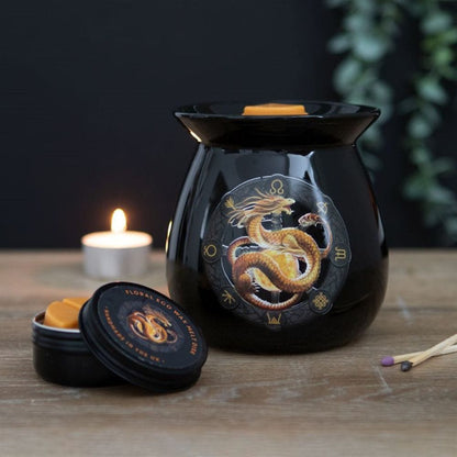 Anne Stokes | 'Litha' Wax Melt Burner Gift Set | Calming Colour