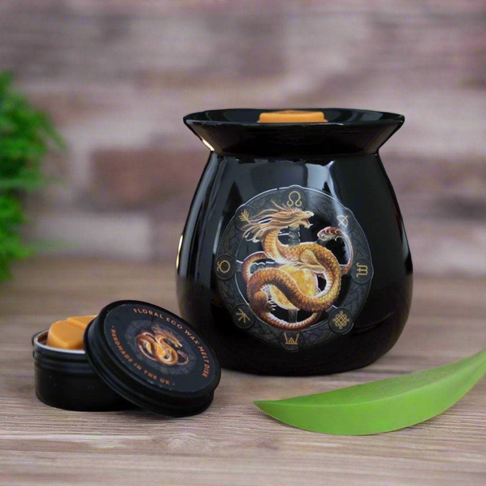 Anne Stokes | 'Litha' Wax Melt Burner Gift Set | Calming Colour