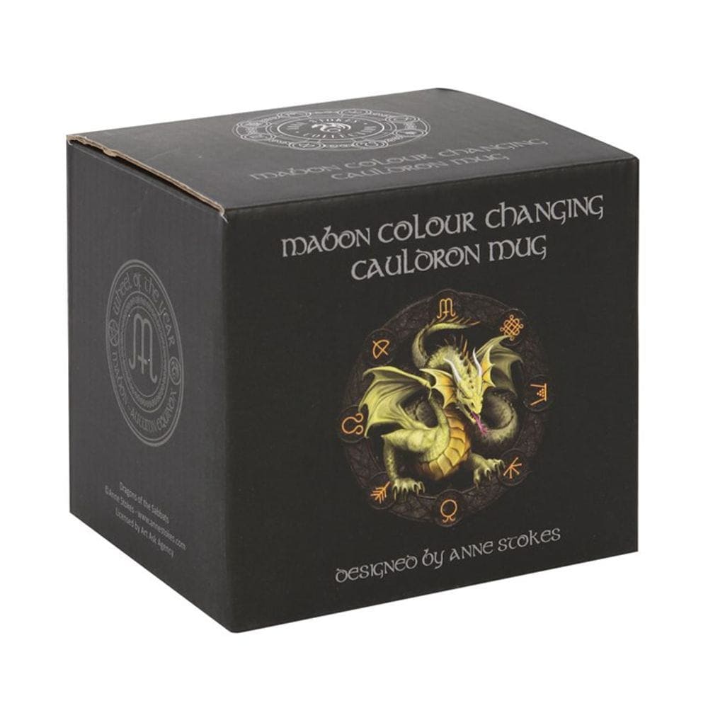 Anne Stokes | 'Mabon' Colour Changing Cauldron Mug | Calming Colour