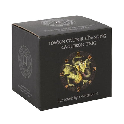 Anne Stokes | 'Mabon' Colour Changing Cauldron Mug | Calming Colour