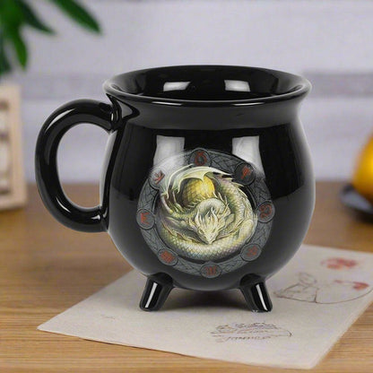 Anne Stokes | 'Ostara' Colour Changing Cauldron Mug | Calming Colour