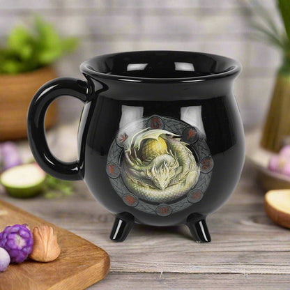 Anne Stokes | 'Ostara' Colour Changing Cauldron Mug | Calming Colour