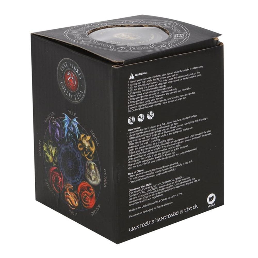 Anne Stokes | 'Ostara' Wax Melt Burner Gift Set | Calming Colour