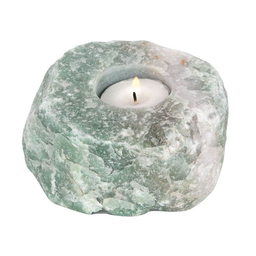 Aventurine Crystal Tealight Holder | Calming Colour