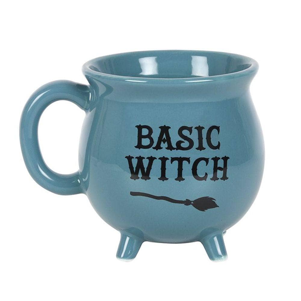 Basic Witch Cauldron Mug | Green | Calming Colour