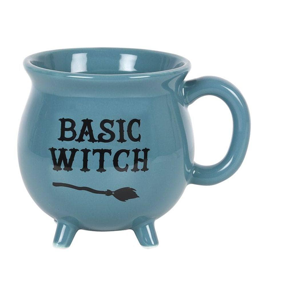 Basic Witch Cauldron Mug | Green | Calming Colour