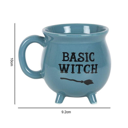 Basic Witch Cauldron Mug | Green | Calming Colour